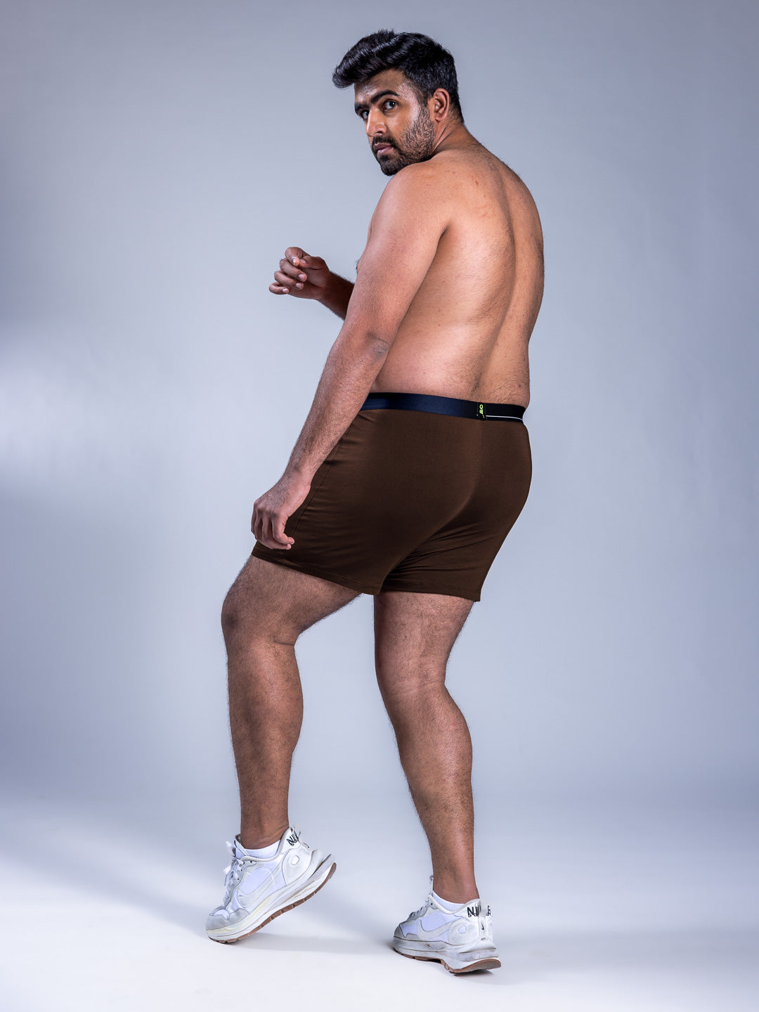 Men Boxers Umber Back