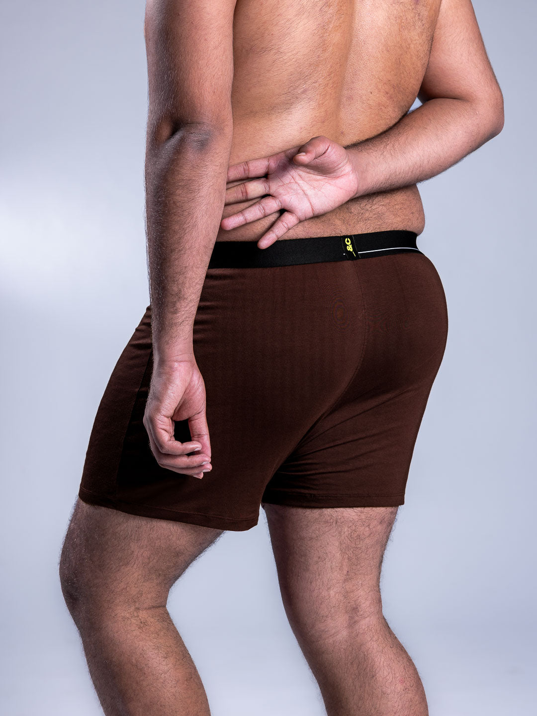 Men Boxers Umber Back Close Up