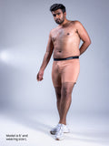 Men Boxers Almond Nude Front