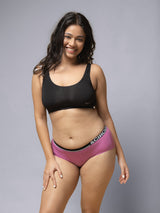 WOMEN'S HIPSTER BRIEF - PACK OF 2 - LILAC