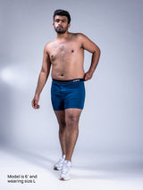 Men Boxers Blue Curacao Front