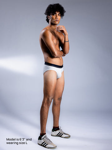 Men Briefs Ivory Front 