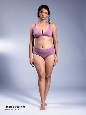 Women Bare Hipsters Opera Mauve Front
