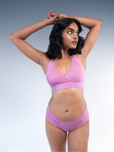 Women Maternity & After Delivery Panty Opera Mauve Front