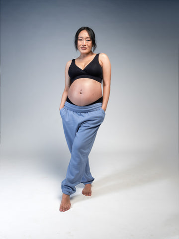 Women Maternity & Nursing Bra Onyx Front