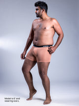 Men Boxer Briefs Almond Nude Front