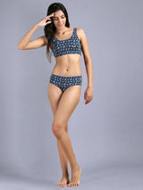 WOMEN'S BARE HIPSTER  - PACK OF 3 - PRINTS  & MIDNIGHT BLUE