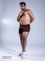 Men Boxer Briefs Umber Front