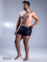 Men Boxer Briefs Onyx Front