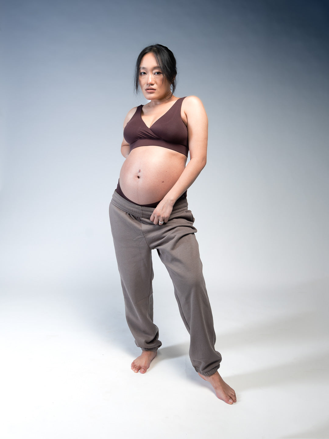 Women Maternity & Nursing Bra Umber Front