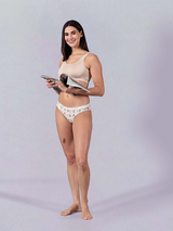 WOMEN'S BARE BIKINI  - PACK OF 5 - PRINTS, JET & MIDNGHIT BLUE