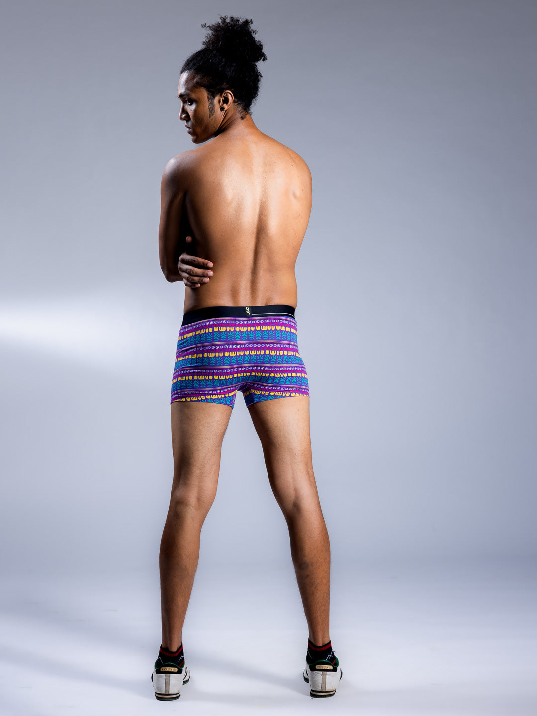 Men Trunks Botswana Blues Back 