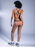 Women Adjustable Triangle Bra Almond Nude Back