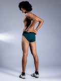 Men Briefs Racing Green Back