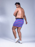 Men Boxers Botswana Blues Back 