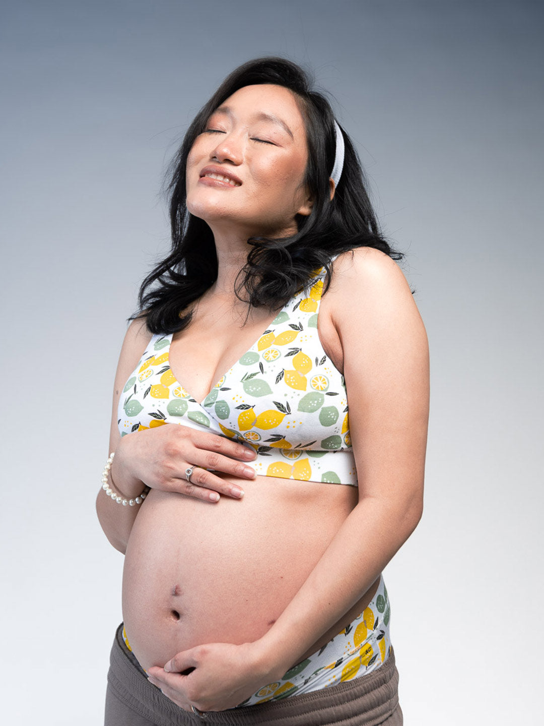 Maternity Nursing Bra - Lemon Crush