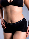 Women Boyshorts Onyx Front Close Up