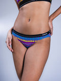 Women Bikini Briefs Botswana Blues Front Close Up
