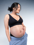 Women Maternity & Nursing Bra Onyx Right Close Up