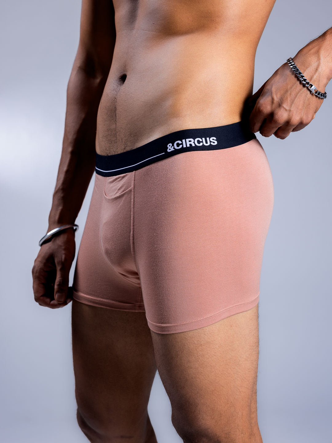 Men Trunks Almond Nude Left Close Up