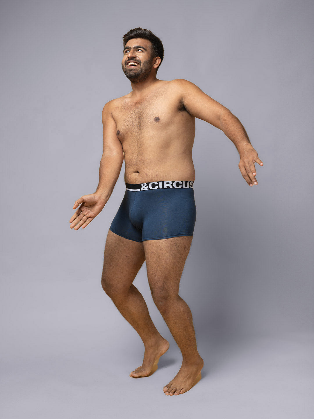 MEN'S TRUNKS - PACK OF 3 - MIDNIGHT BLUE