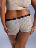 Women Boyshorts Herringbone Back Close Up