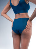 Women Maternity & After Delivery Panty Blue Curacao Back Close Up