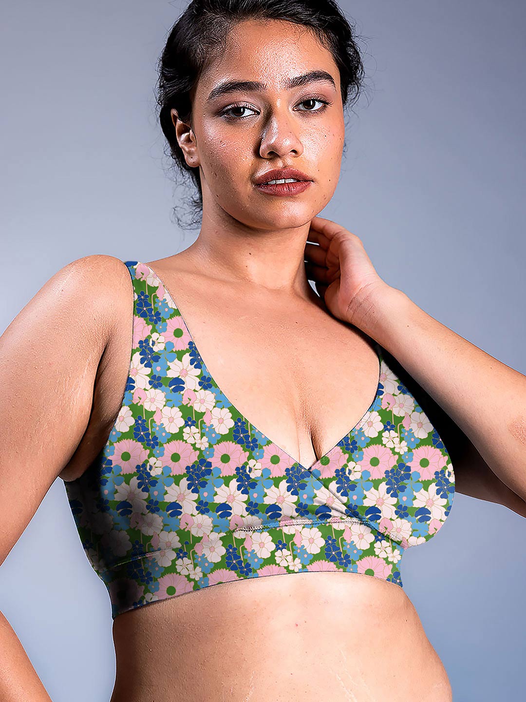 Padded Plunge Bra - Gulmarg