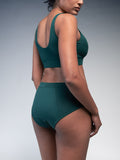 Women Maternity & After Delivery Panty Racing Green Back Close Up
