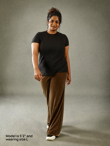 Women's Crew Neck T-shirt -90% -Dark
