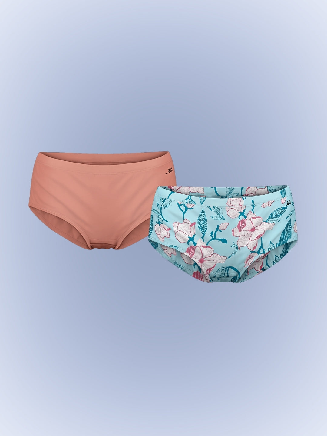 PURESOFT BARE HIPSTER - PACK OF 2 - ALMOND NUDE & SPRING