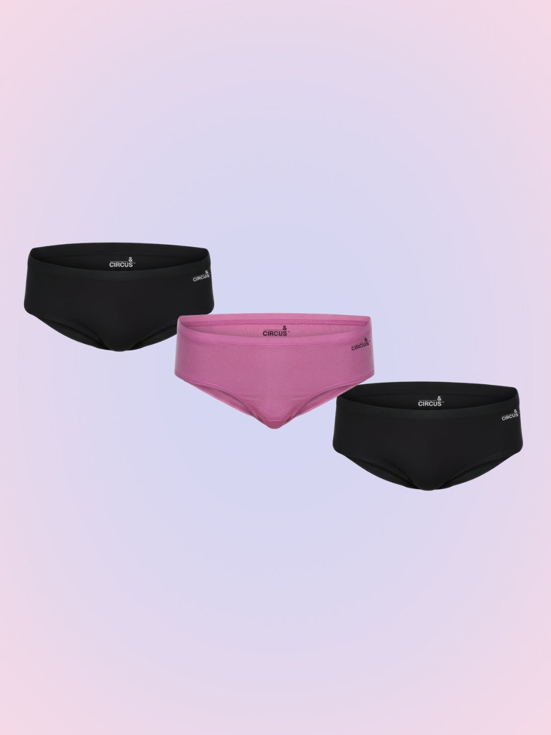 WOMEN'S BARE HIPSTER  - PACK OF 3 - SOLIDS