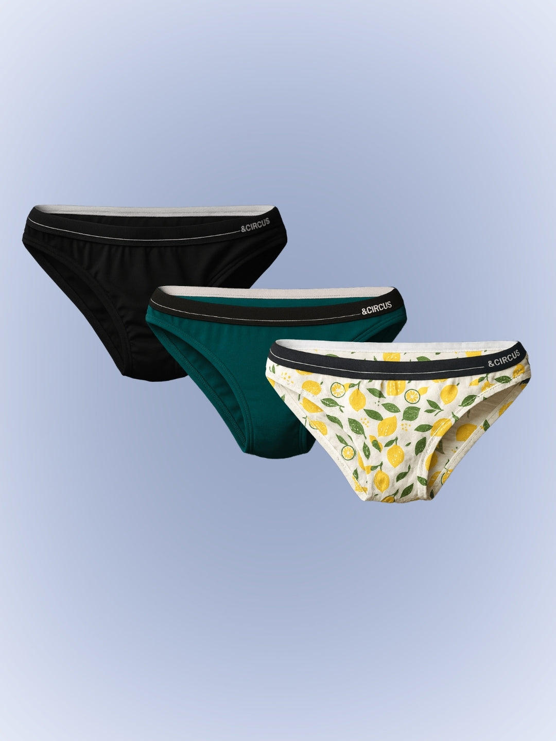 PURESOFT BIKINI - PACK OF 3 - LEMON CRUSH & SOLIDS
