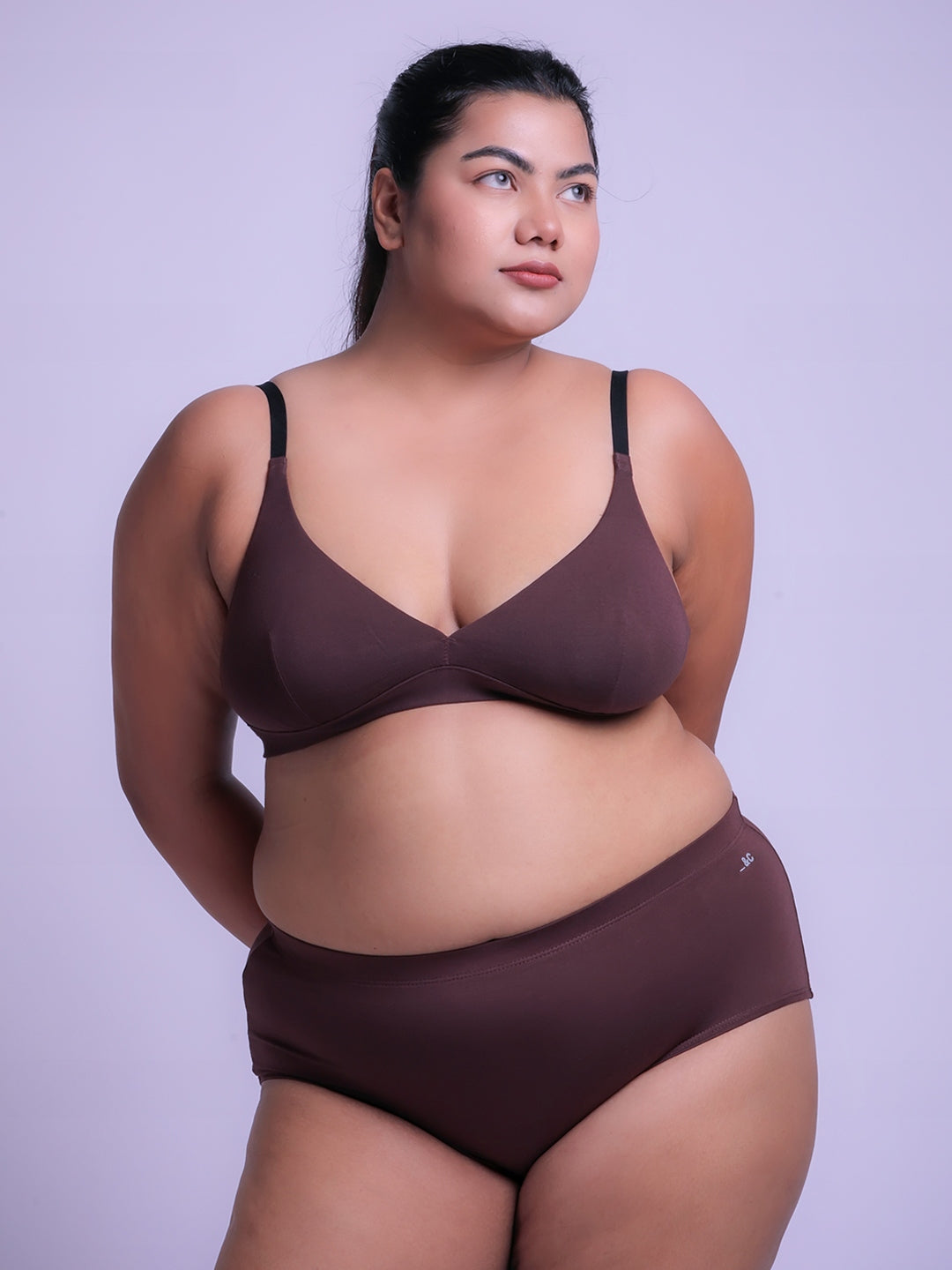 Adjustable Triangle Bra - Umber