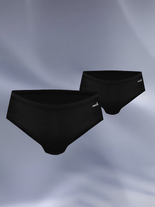 WOMEN'S BARE HIPSTER  - PACK OF 2 - JET