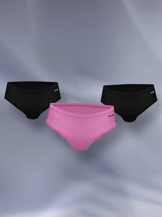 WOMEN'S BARE HIPSTER  - PACK OF 3 - SOLIDS