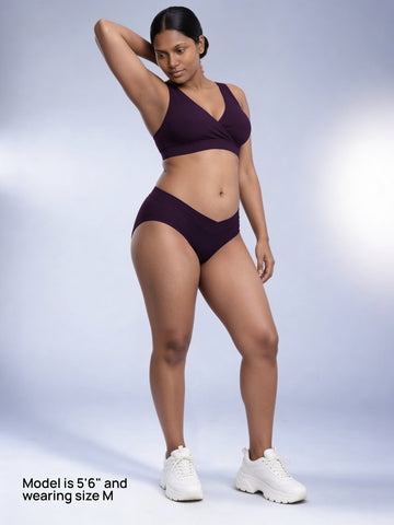 Maternity Comfort Panty - Jujube