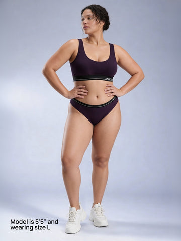 Women's Bikini - Jujube