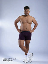 Men's Boxer briefs - Jujube