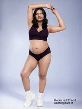 Maternity Comfort Panty - Jujube
