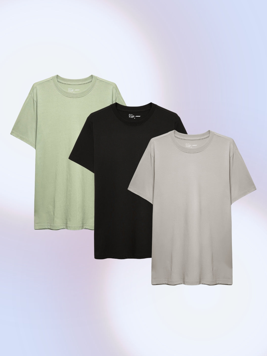 Men's Crew Neck T-shirt - Pack Of 3 - Solids