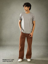 Men' Crew Neck T-shirt - Nonchalant Grey