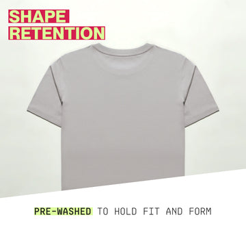 Men' Crew Neck T-shirt - Nonchalant Grey — carousel image 2