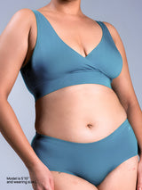 Padded Plunge Bra - Bangalore Neel