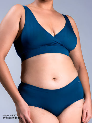 Padded Plunge Bra - Blue Curacao