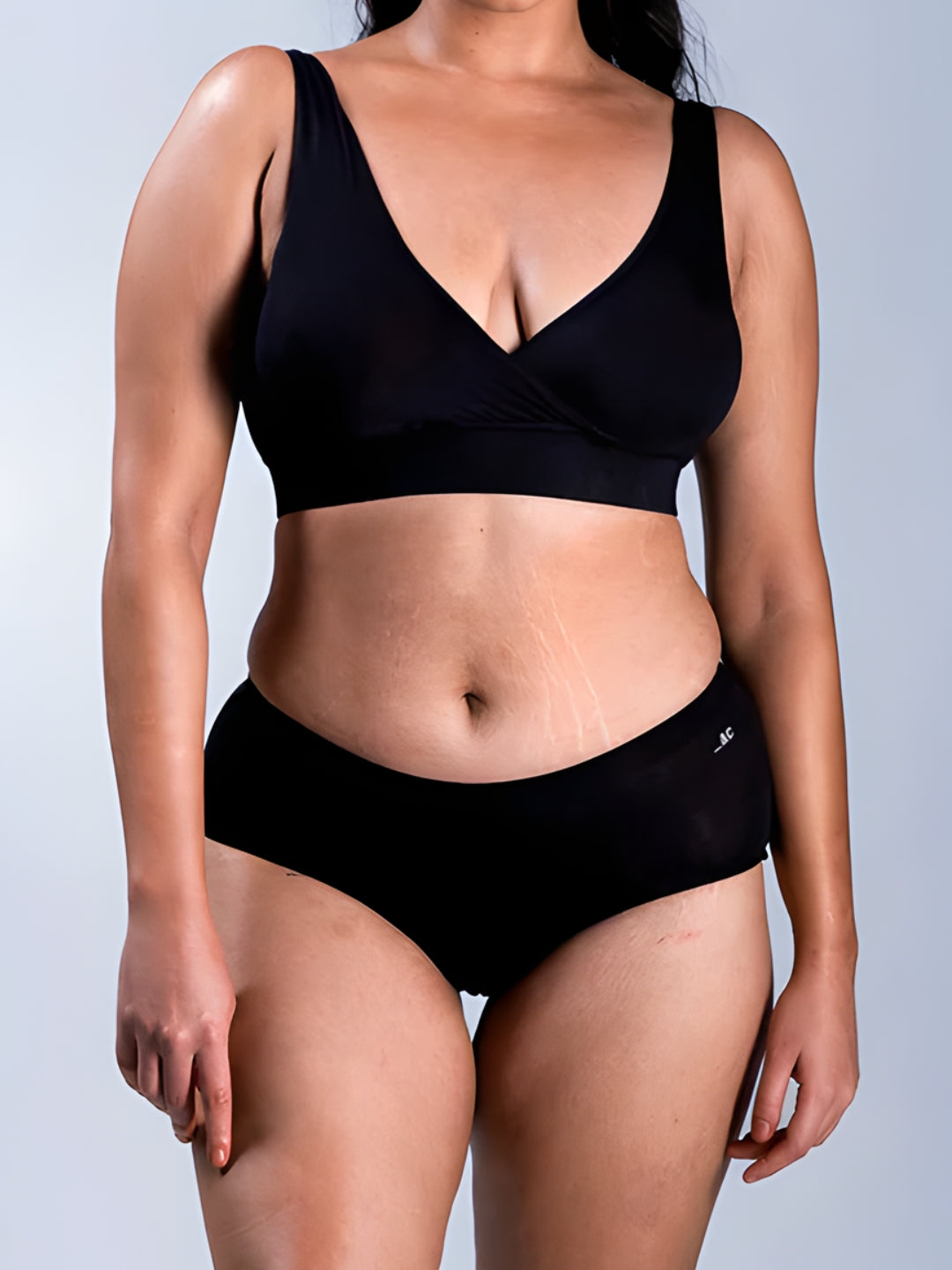 Padded Plunge Bra - Onyx