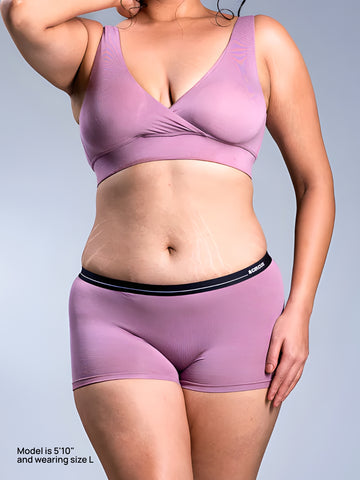 Padded Plunge Bra - Opera Mauve
