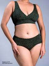 Padded Plunge Bra - Sacred Geometry