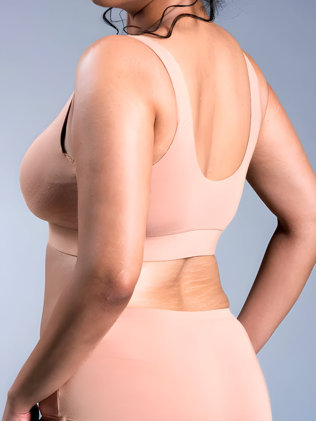 Padded Plunge Bra - Tropical Nude