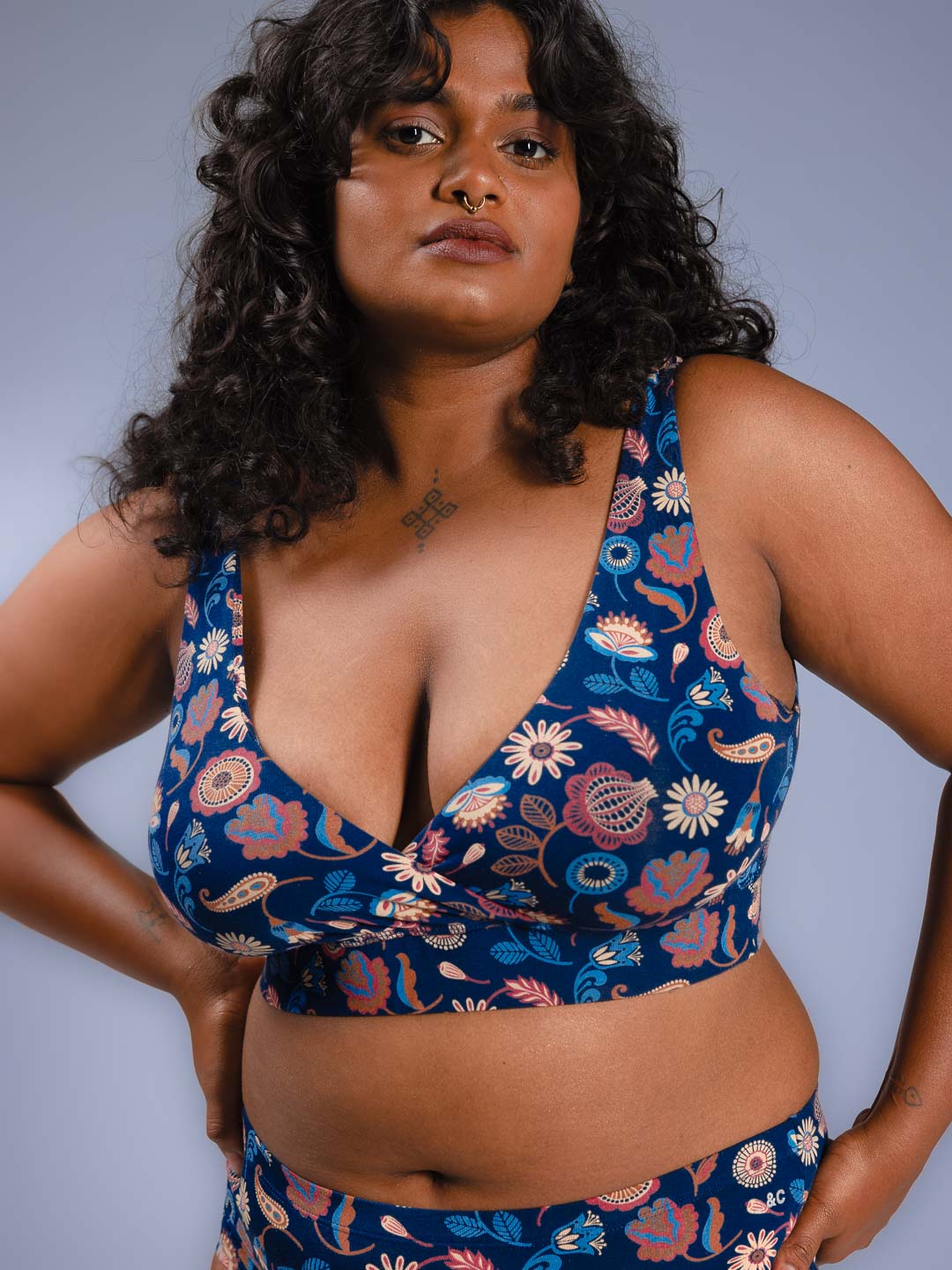Padded Plunge Bra - Indica Dreams